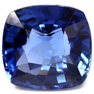 Szafir 10,39 ct, niebieski, szlif cushion