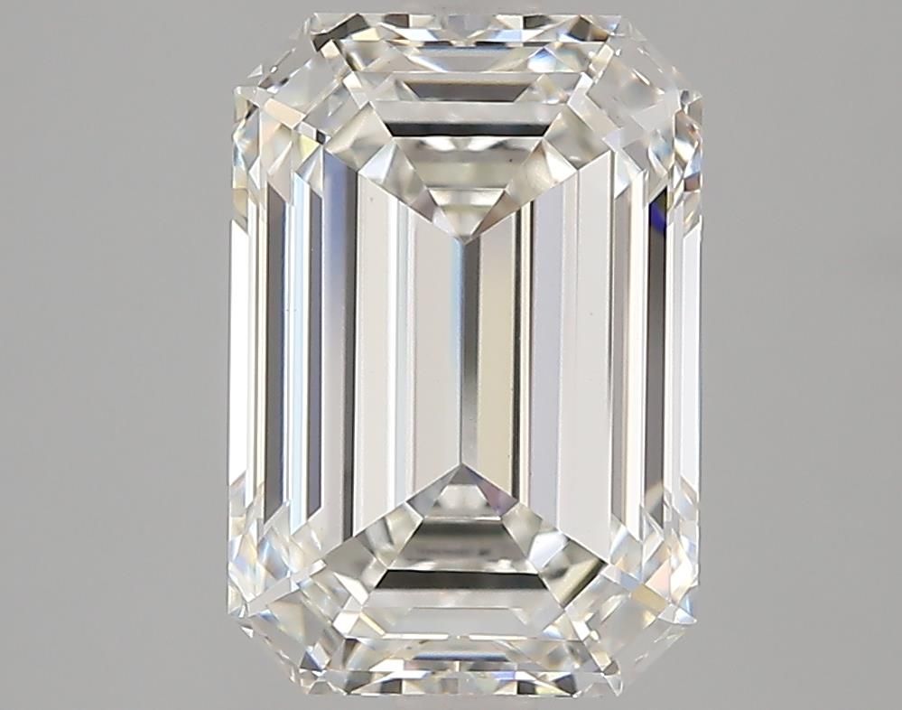 Diamant Émeraude 4.03 ct - Couleur G - Pureté VVS2