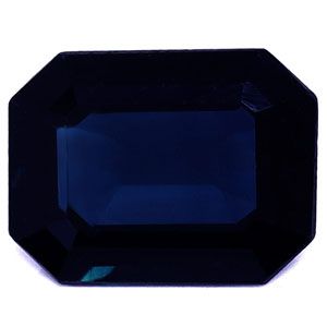Szafir 1,48 ct, niebieski, szlif szmaragdowy