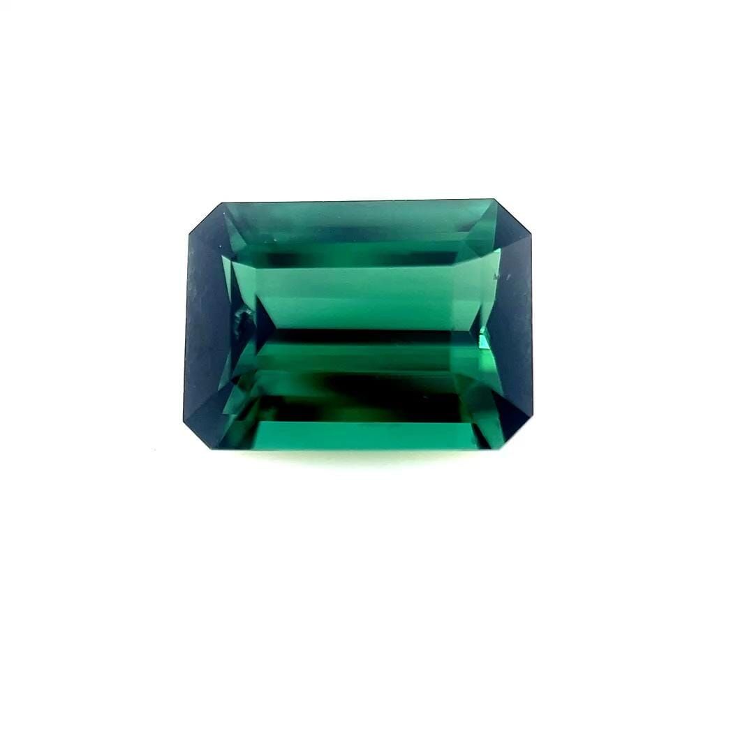 Turmalin 2,11 ct, niebieski, szlif szmaragdowy
