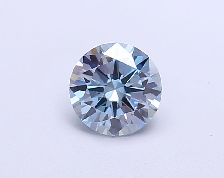 0.57 CT Fancy Vivid Green ROUND