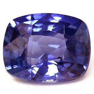 Szafir 1,10 ct, niebieski, szlif cushion