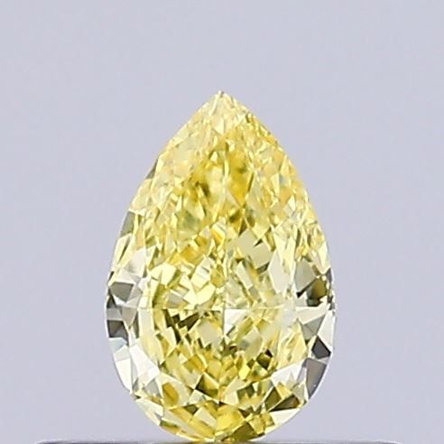 0.28 CT Fancy Yellow PEAR