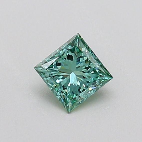 0.3 CT Fancy Vivid Blueish Green PRINCESS