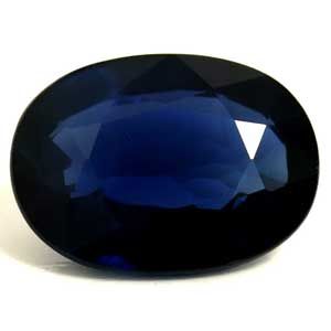SAPPHIRE FACETED 0.99ct BLUE Deep Blue EC MADAGASCAR HEATED