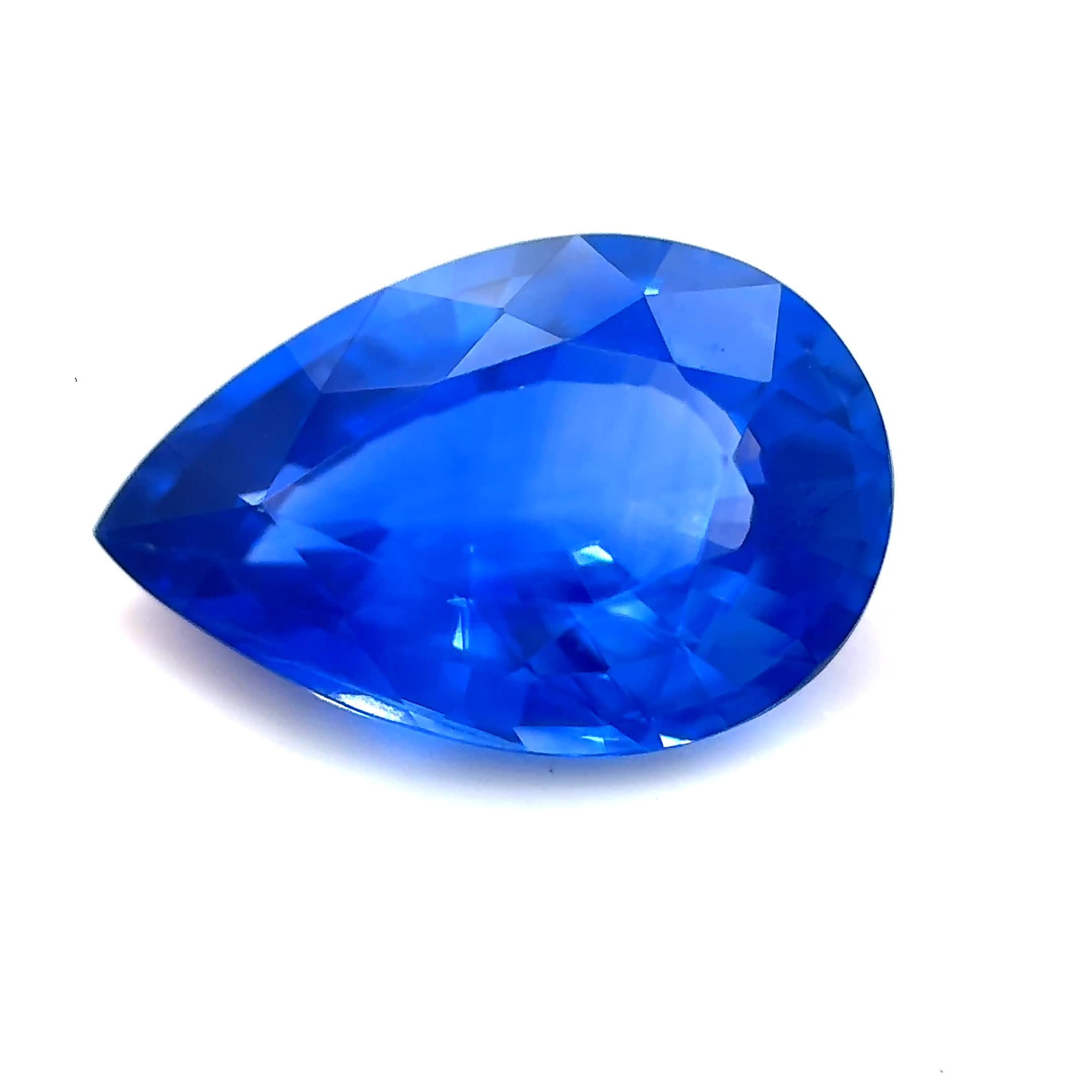2.17 ct Pear Sapphire
