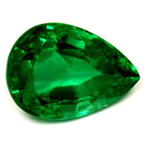 Szmaragd 2,10 ct, zielony, szlif gruszka
