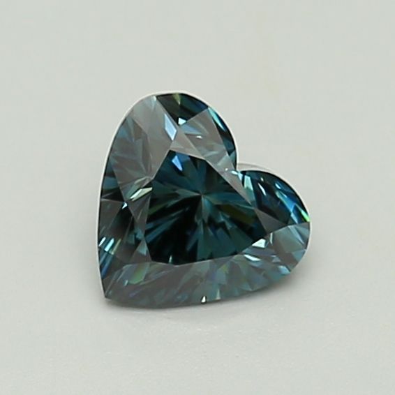 1.01 CT Fancy Deep Blue HEART
