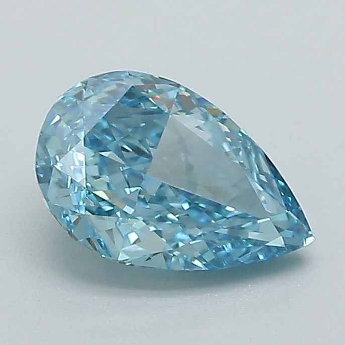 1.04 CT Fancy Vivid Blue PEAR