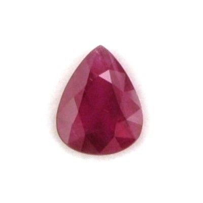 RUBY FACETED 2.54ct RED Red SI THAILAND HEATED