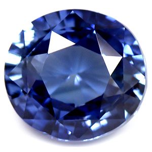 Szafir 2,49 ct, niebieski, szlif owalny