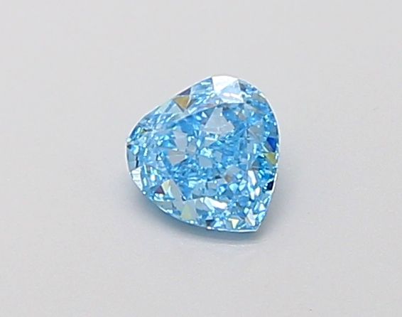 0.29 CT Fancy Intense Blue HEART