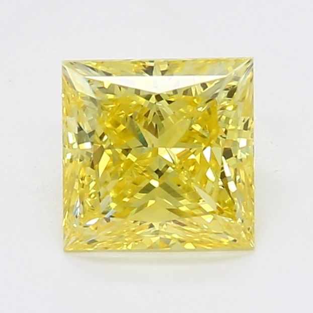 0.82 CT Fancy Vivid Yellow PRINCESS