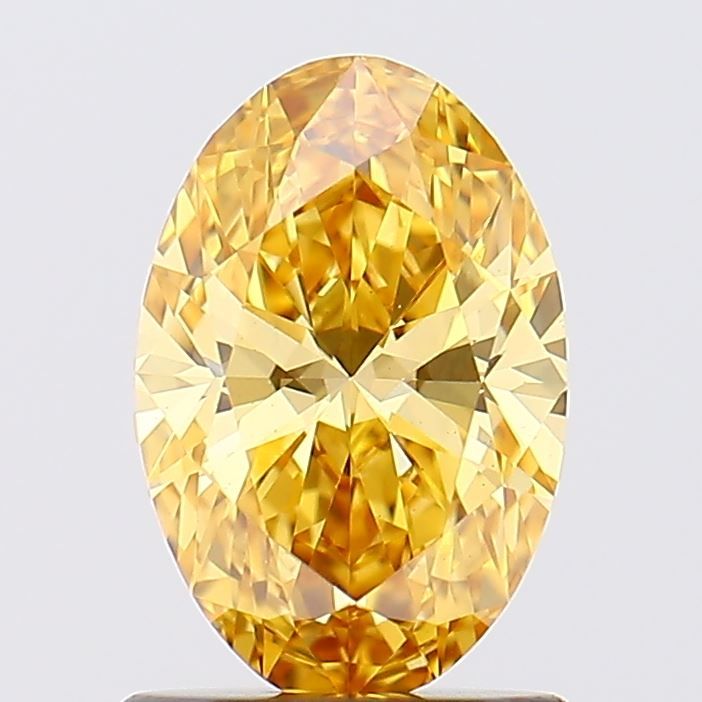 1.04 CT Fancy Vivid White OVAL