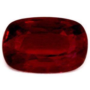 Rubin 2,08 ct, czerwony, szlif cushion