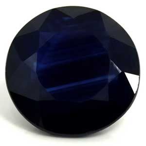 Szafir 1,94 ct, niebieski, szlif okrągły