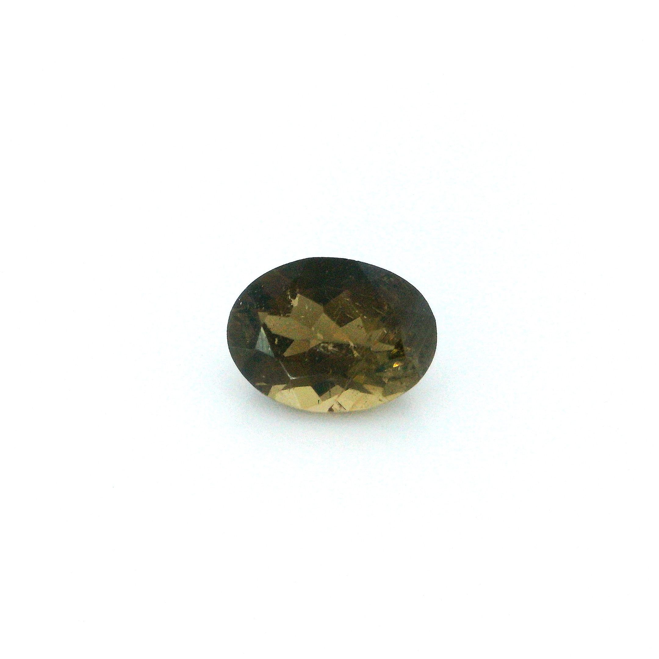 Turmalin 1,33 ct, brązowy, szlif owalny