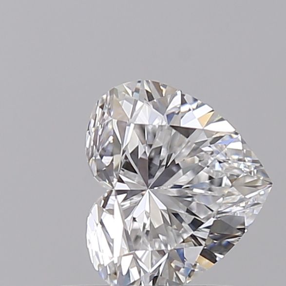 1.01-carat heart diamond with D color, null cut, and VS1 clarity.