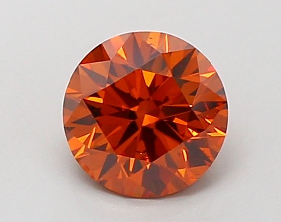 0.94 CT Fancy Vivid Orange ROUND