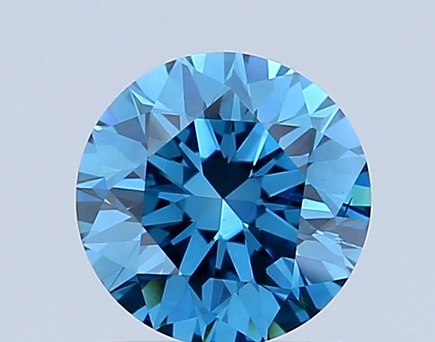 0.77 CT Fancy Vivid Blue ROUND