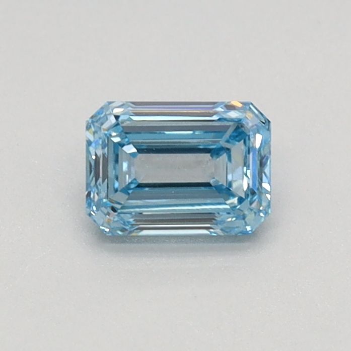 0.35 CT Fancy Intense Blue EMERALD