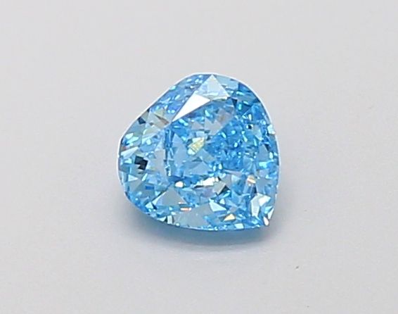 0.37 CT Fancy Intense Blue HEART
