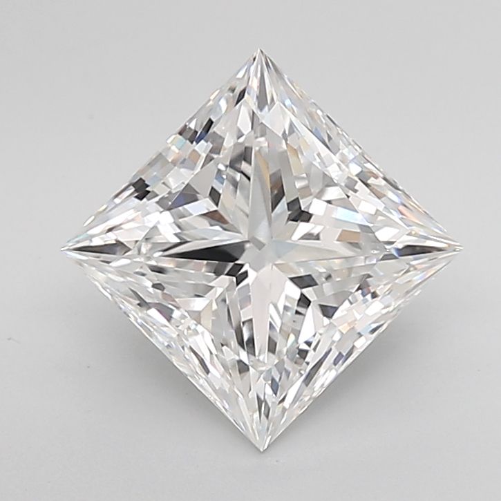 Diamant Princesse 3.05 ct - Couleur E - Pureté VVS2