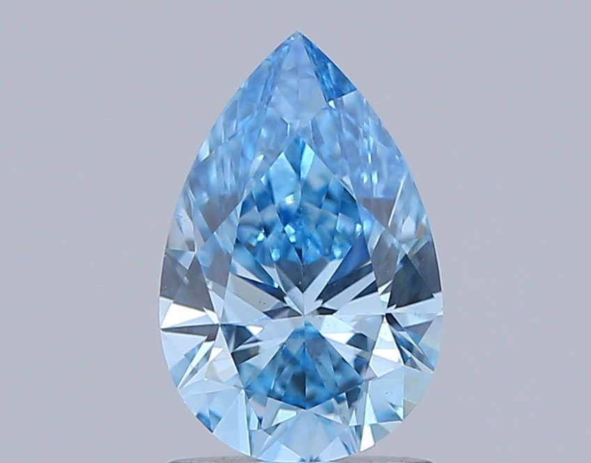 1.07 CT Fancy Vivid Blue PEAR