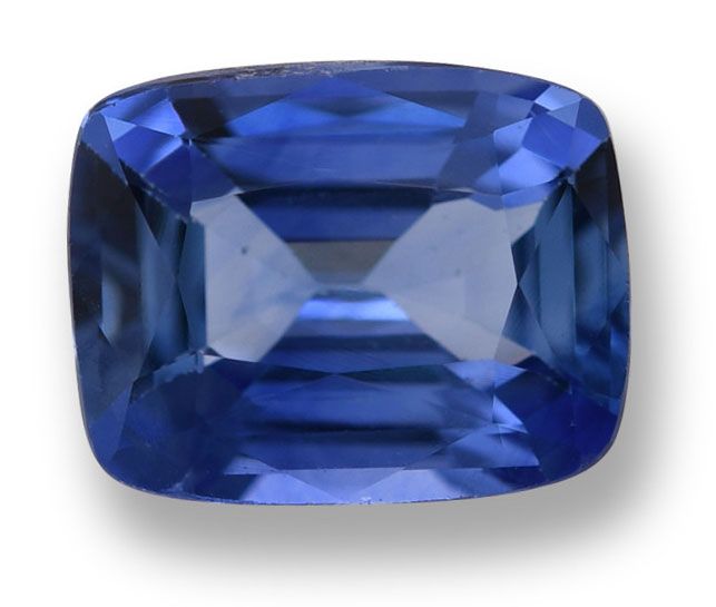 Szafir 1,04 ct, niebieski, szlif cushion