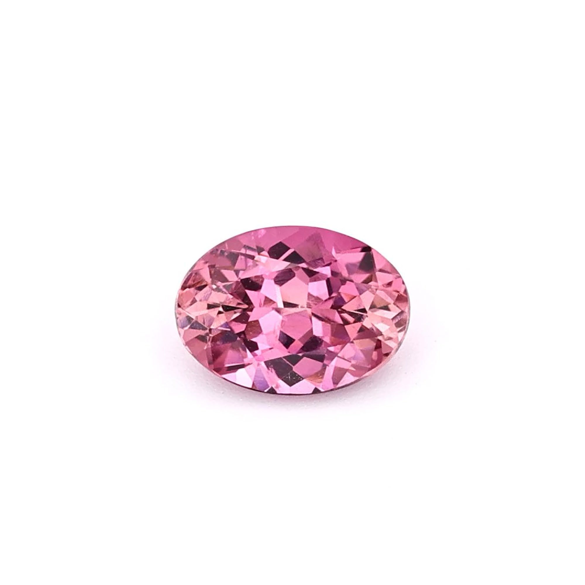 TOURMALINE FACETED 0.7ct PINK PINK EC MOZAMBIQUE HEATED