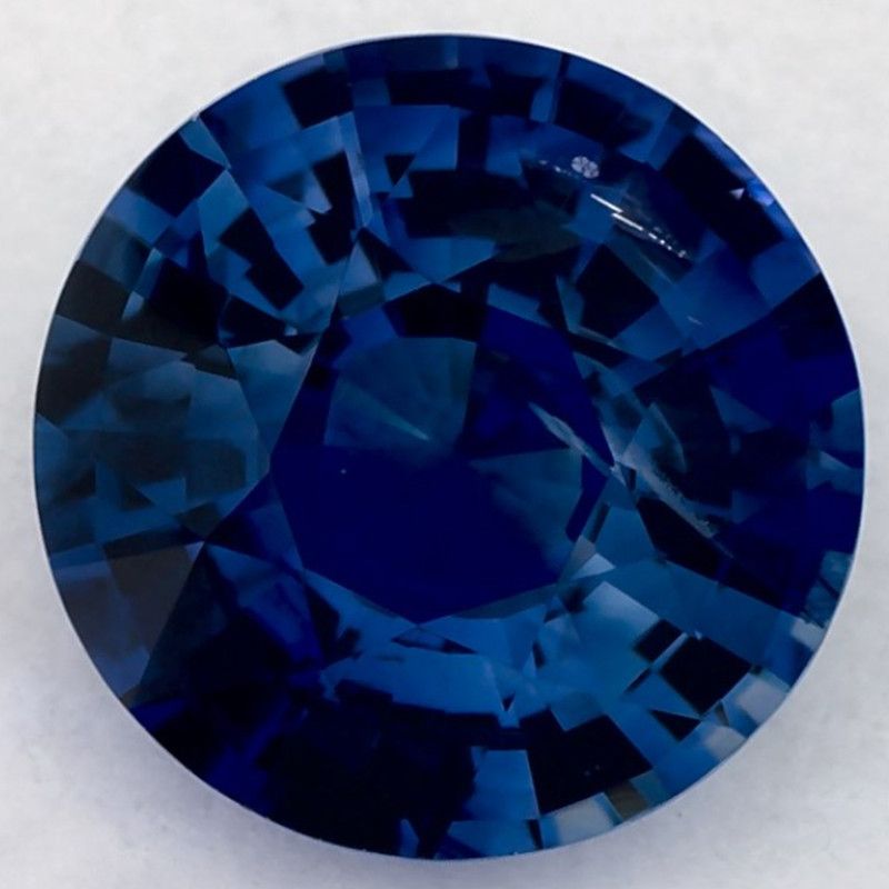 Szafir 2,43 ct, niebieski, szlif okrągły