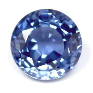 Szafir 1,45 ct, niebieski, szlif okrągły