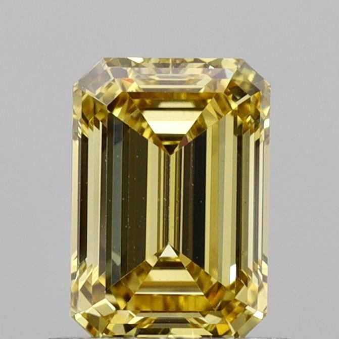 1.03 CT Fancy Vivid Yellow EMERALD