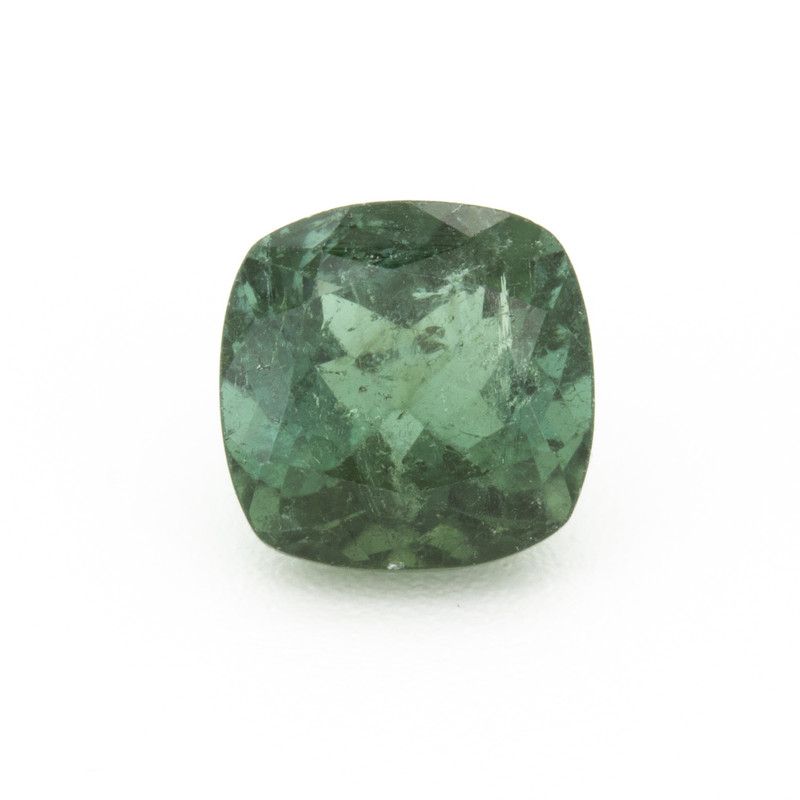 Turmalin 2,52 ct, zielony, szlif cushion