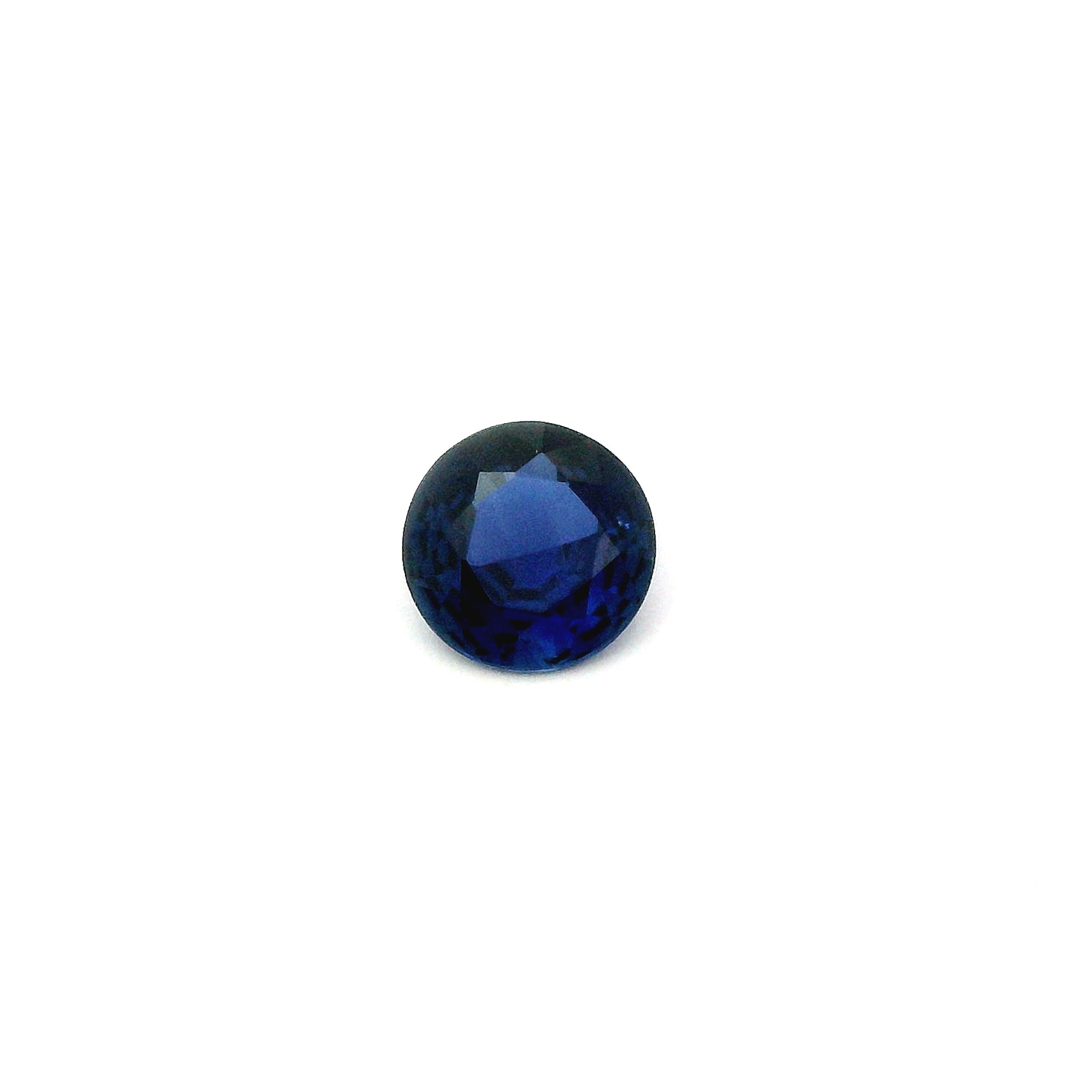 0.85 ct Round Sapphire