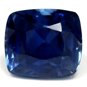 Szafir 2,60 ct, niebieski, szlif cushion