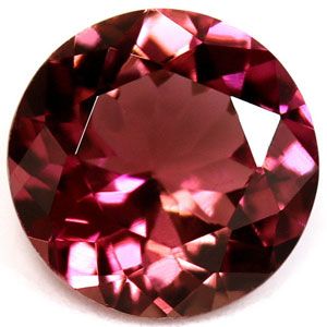 Turmalin 1,63 ct, różowy, szlif okrągły