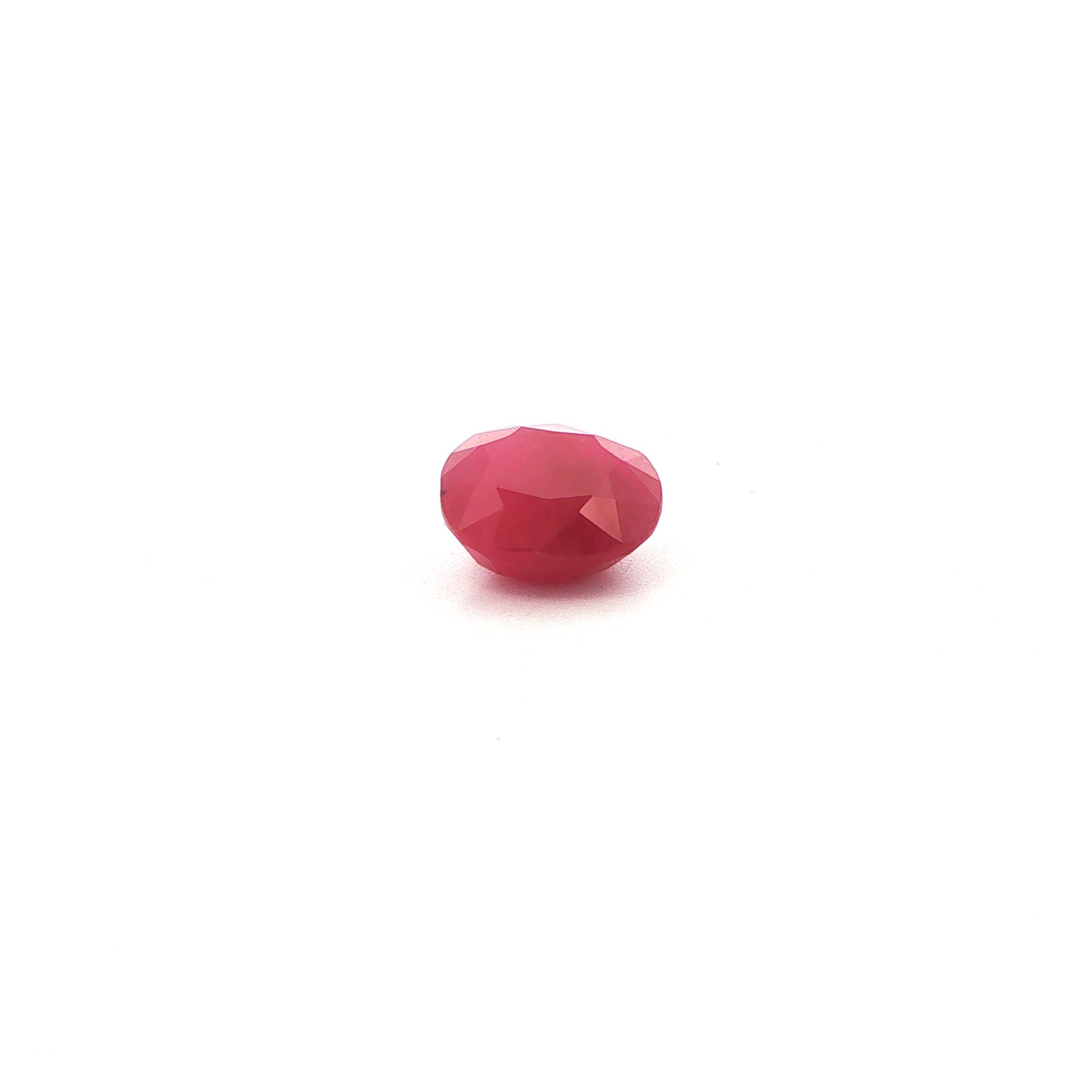 3.68 ct Cushion ruby
