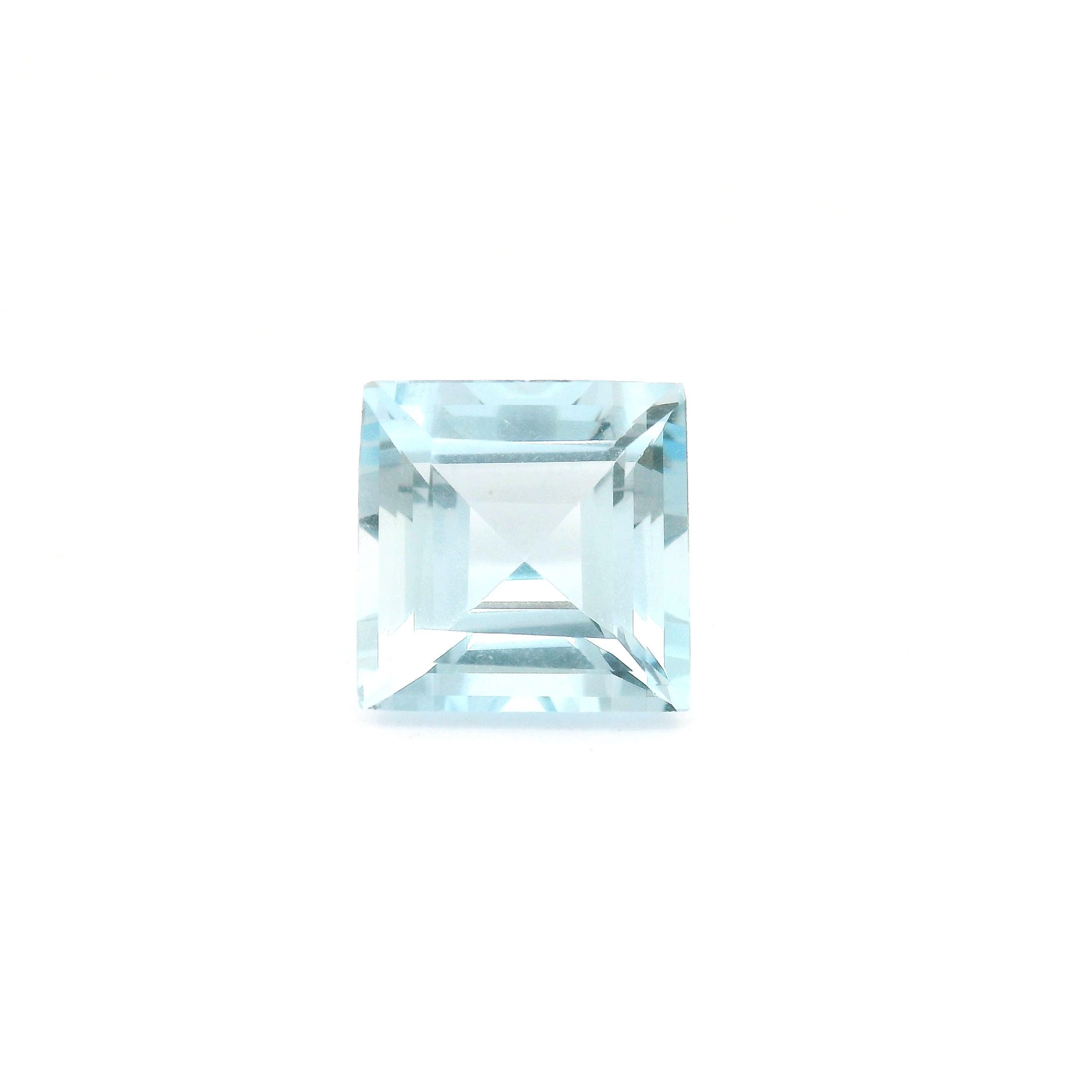 2.09 ct Square aquamarine