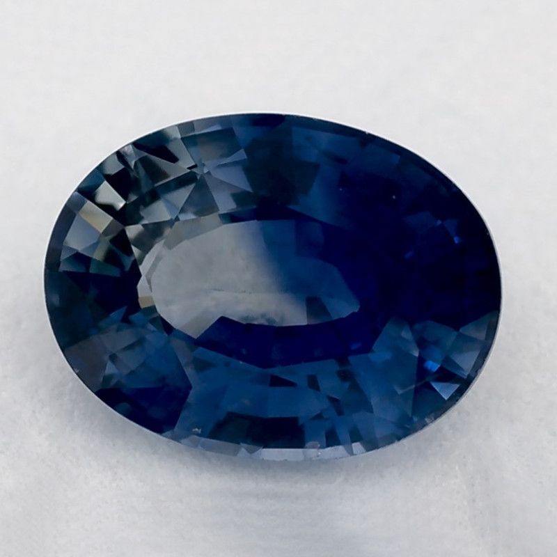 Szafir 1,47 ct, niebieski, szlif owalny