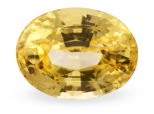 SAPPHIRE FACETED 1.67ct YELLOW Yellow EC SRILANKA HEATED