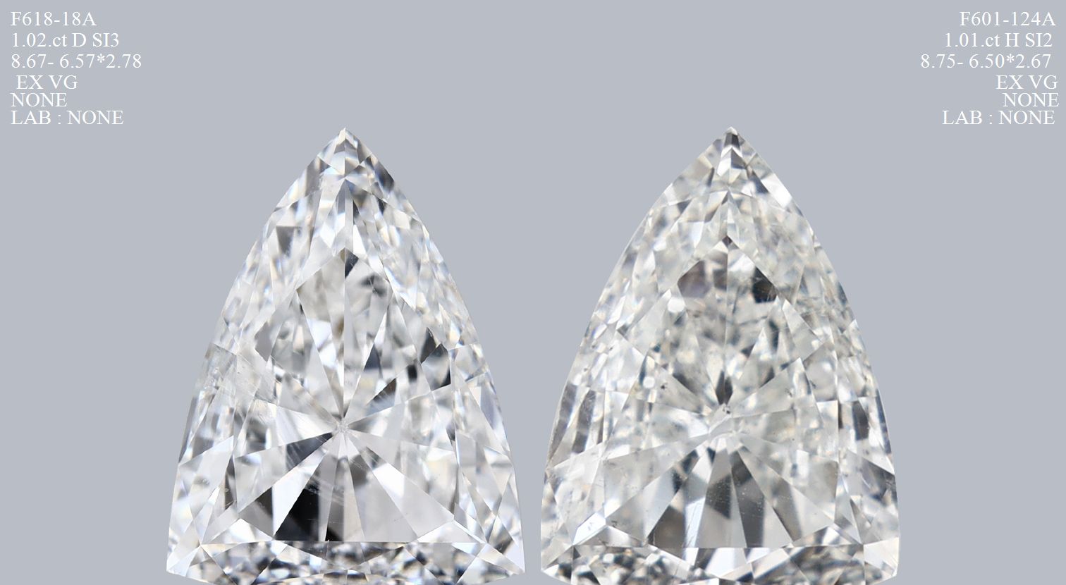 Prírodný diamant triangel,...