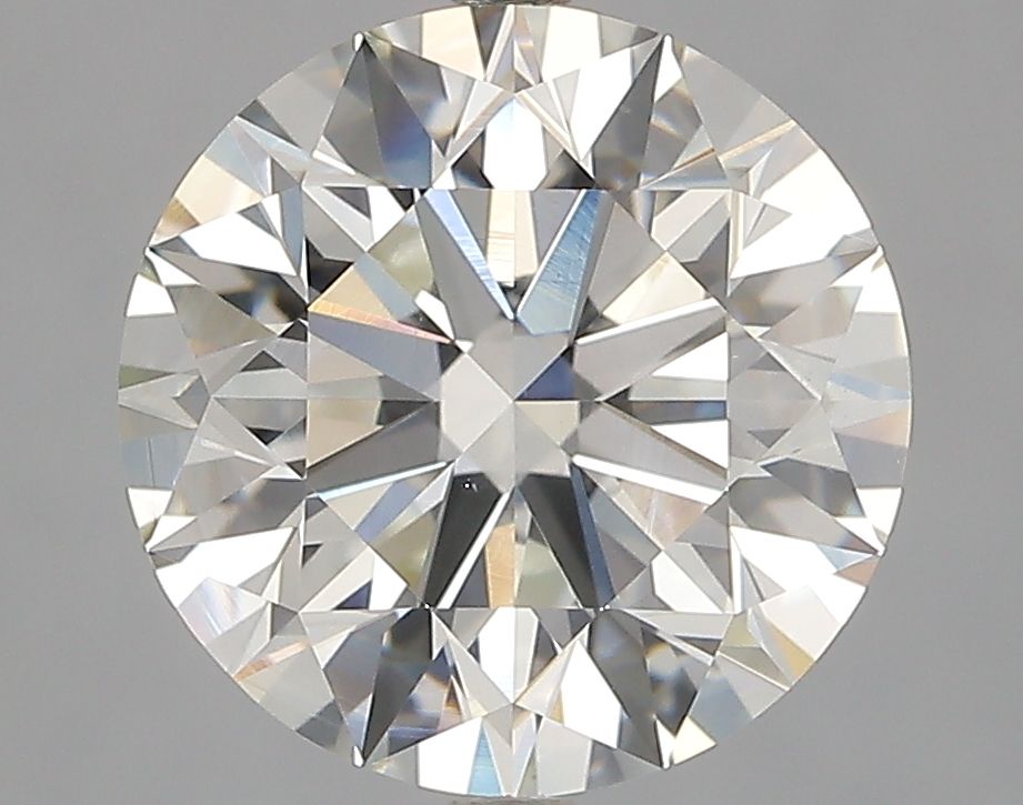 ROUND 4.05 Ct  J VS1 EX EX MED