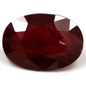 Rubin 1,92 ct, czerwony, szlif owalny