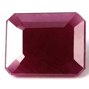 Rubin 10,49 ct, czerwony, szlif szmaragdowy