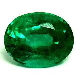 Szmaragd 4,56 ct, zielony, szlif owalny