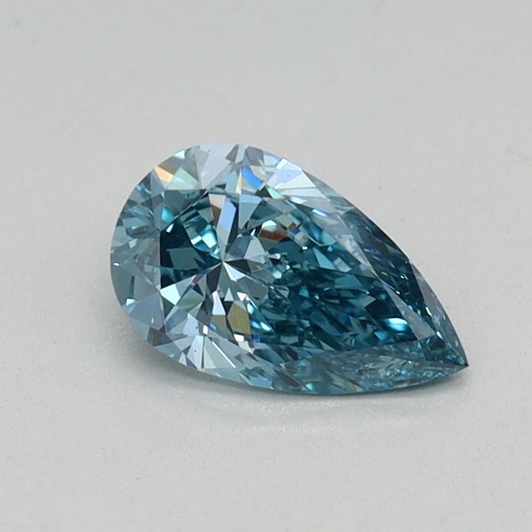 0.34 CT Fancy Vivid Blue PEAR