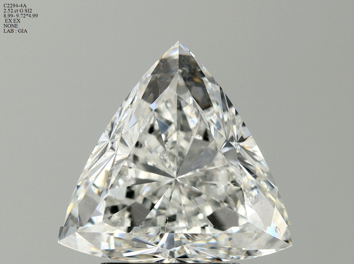 Prírodný diamant trillion,...