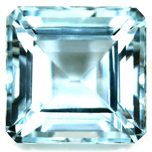Akwamaryn 7,77 ct, niebieski, szlif szmaragdowy