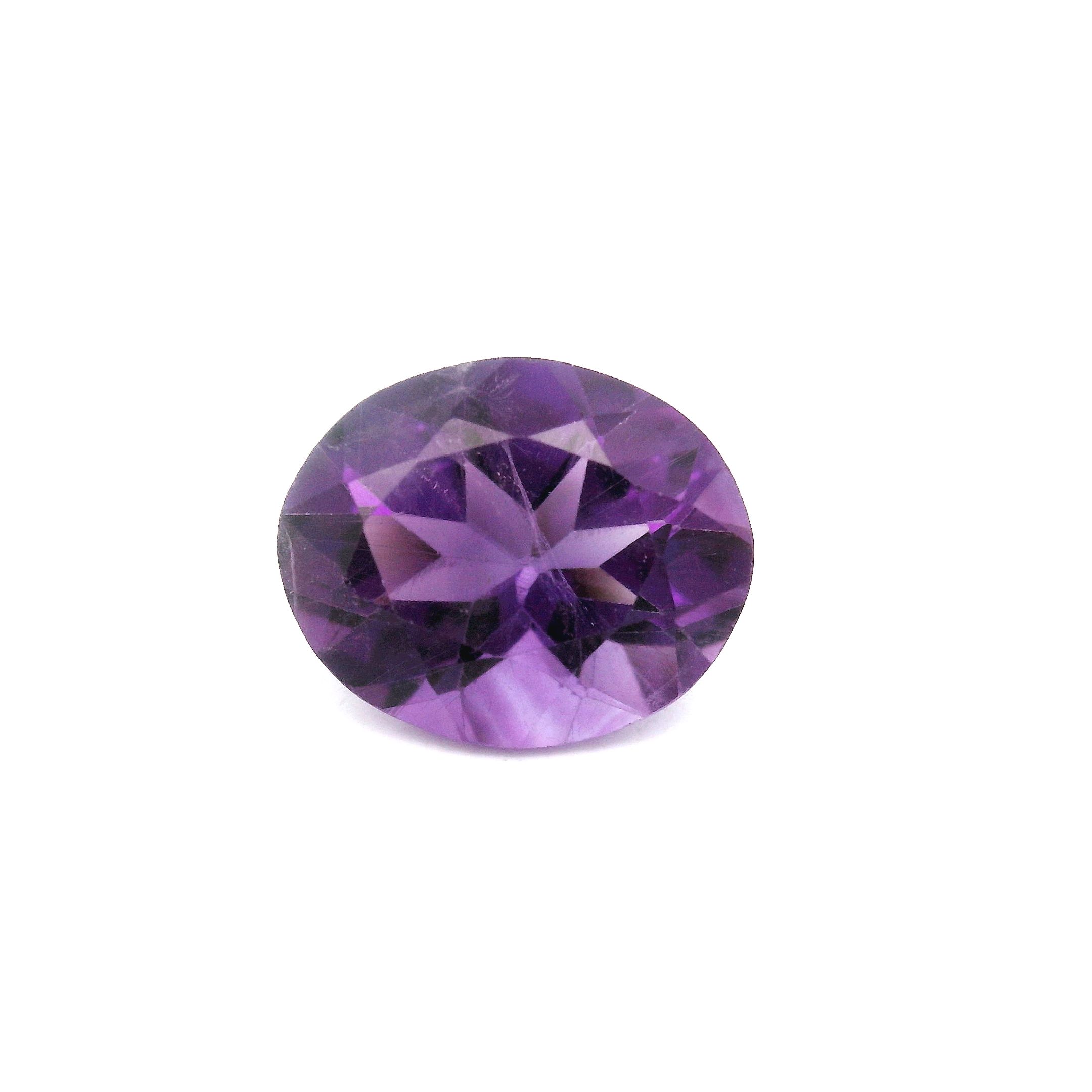 Ametyst 3,11 ct, purpurowy, szlif owalny
